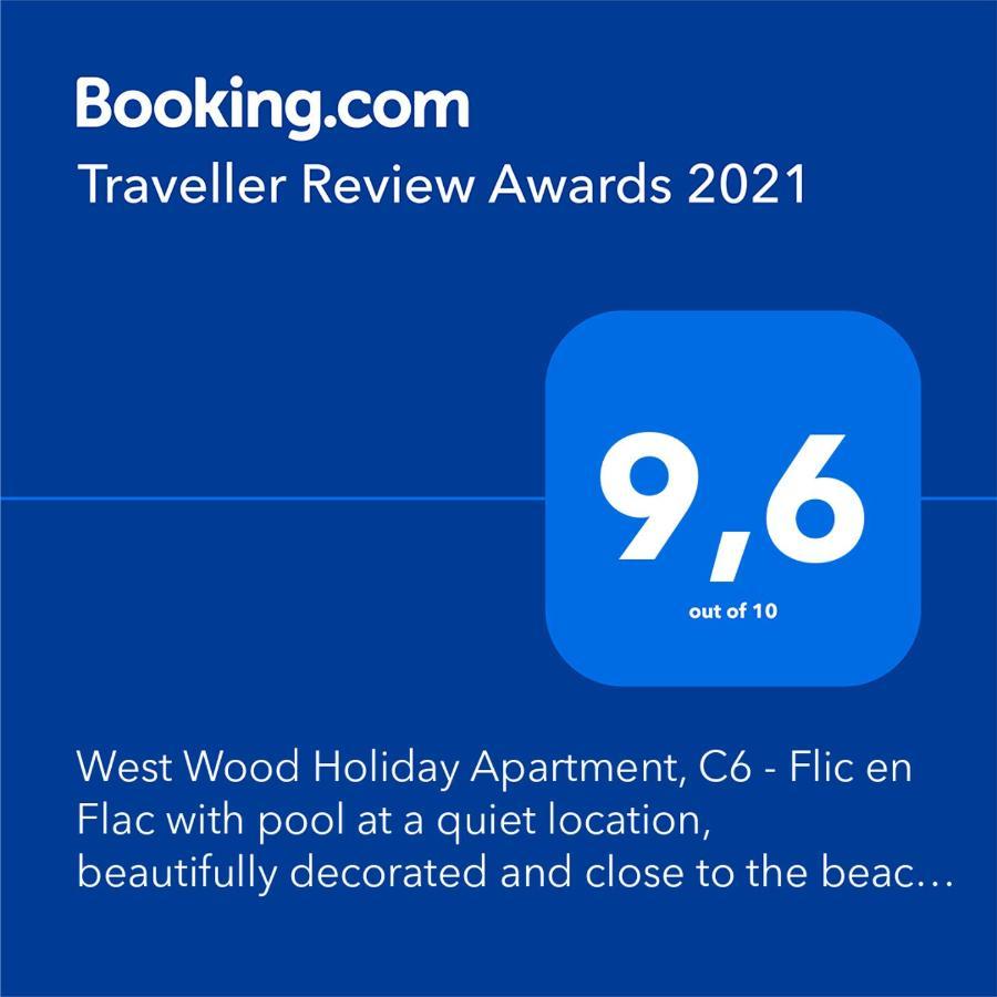 West Wood Holiday Apartment, C6 - Flic En Flac With Pool At A Quiet Location, Beautifully Decorated And Close To The Beach מראה חיצוני תמונה
